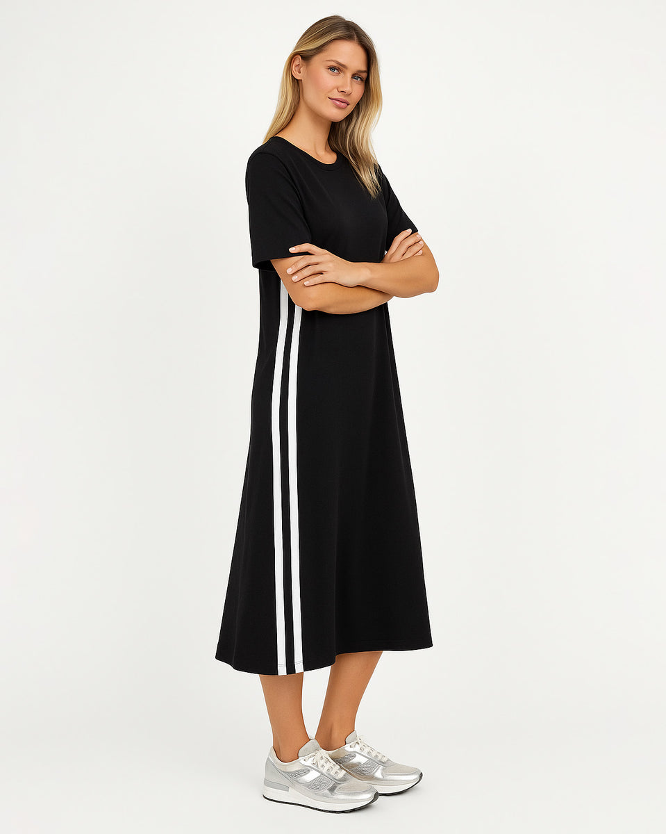 T-Shirt Dress Black GT Stripe – The Kingsman Collection