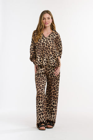 Monroe Batwing Shirt Leopard