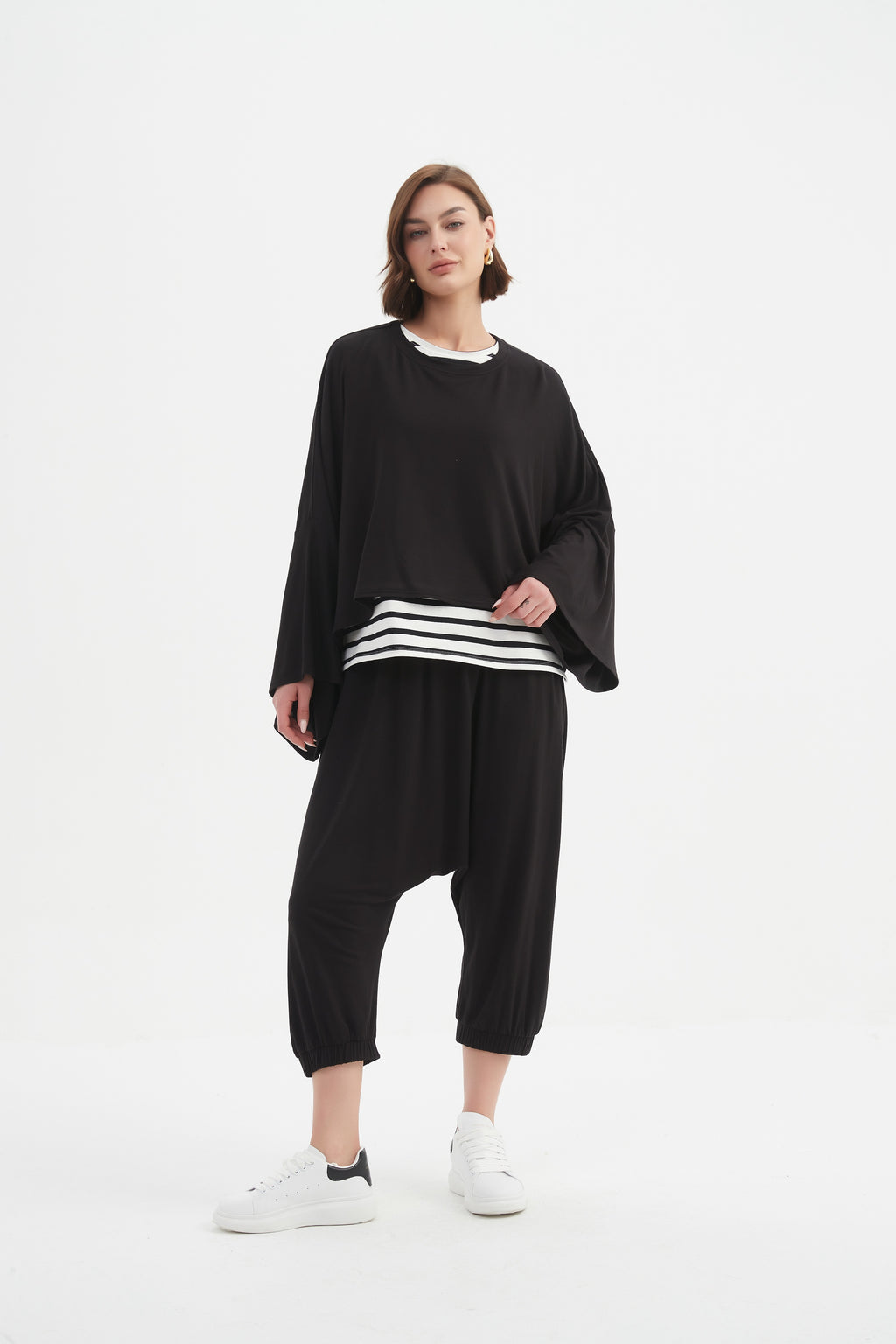 Winter Jersey Layer Top Black