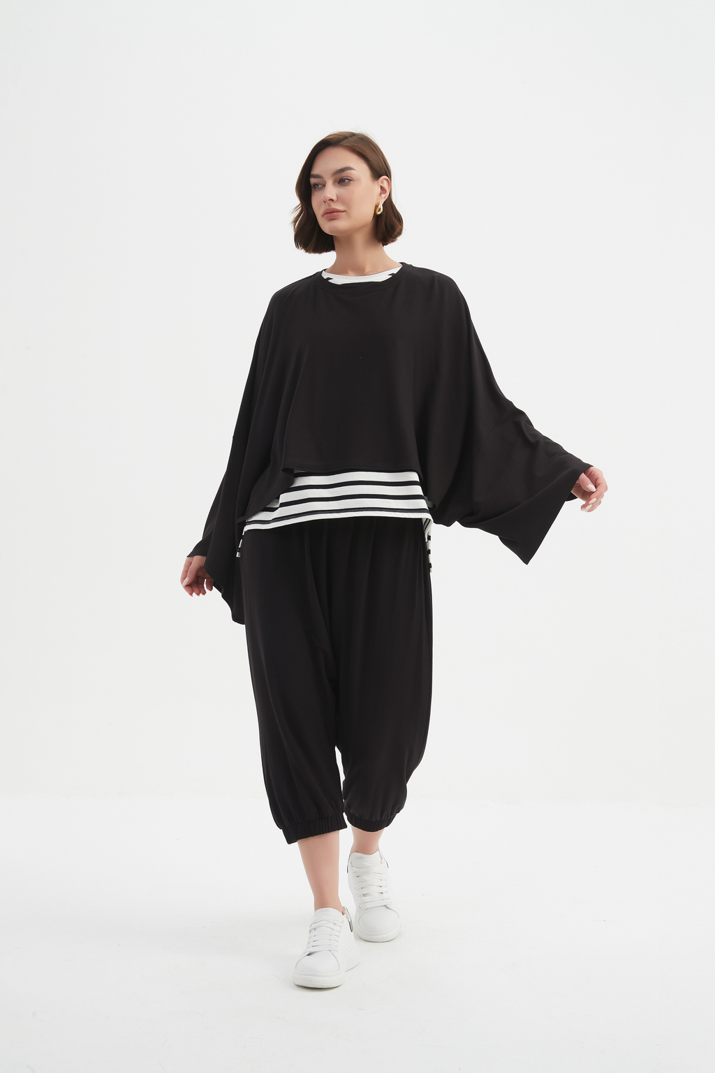 Winter Jersey Layer Top Black