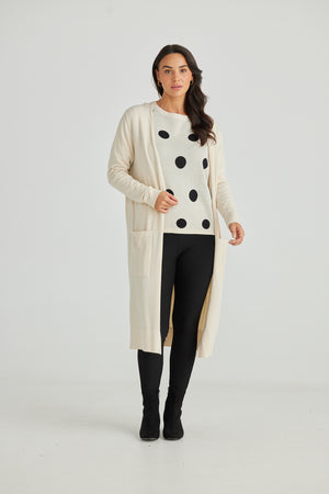 St Moritz Cardigan Oatmeal