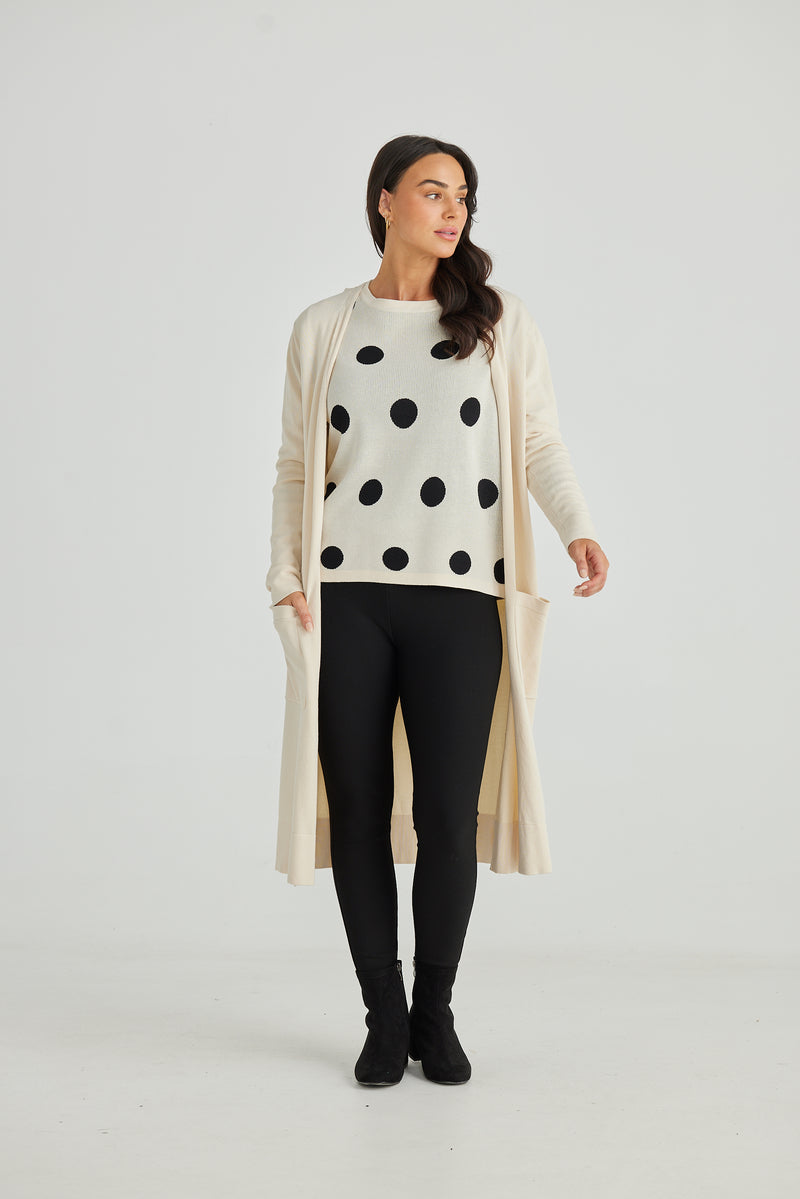 St Moritz Cardigan Oatmeal