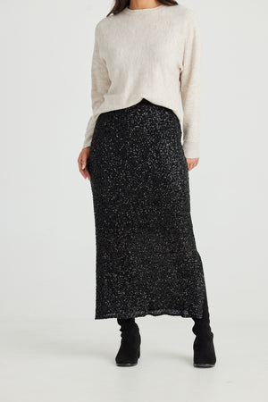 Dazzle Skirt Black