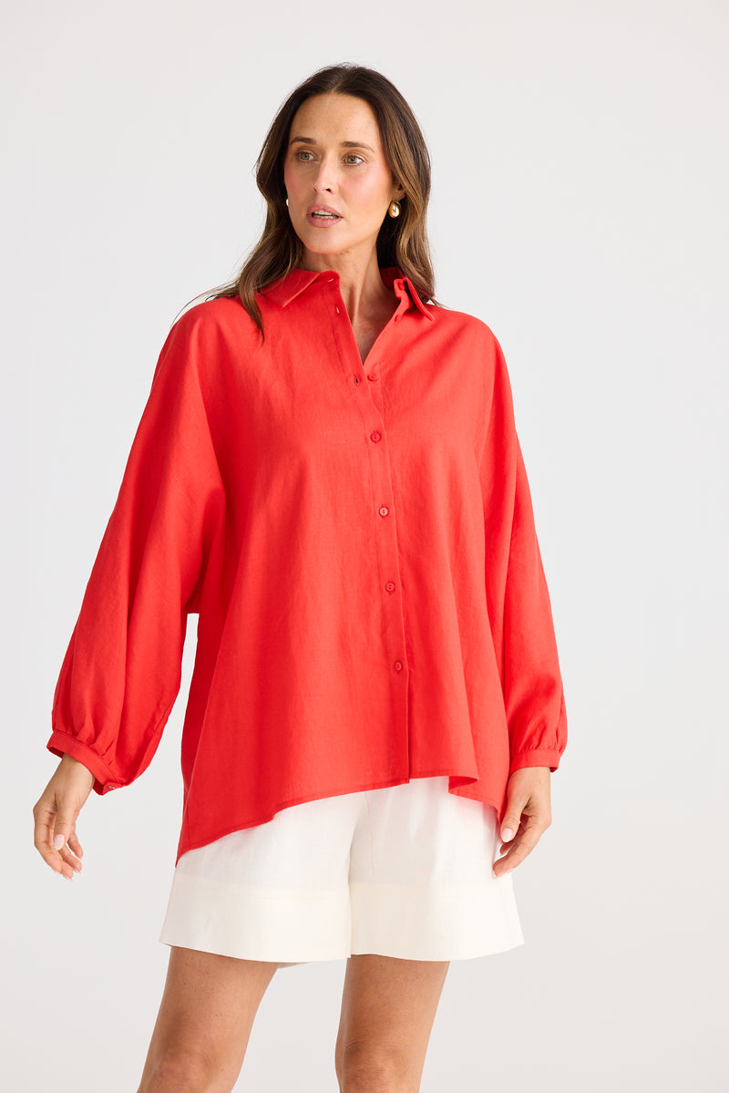 Monty Shirt Poppy Red