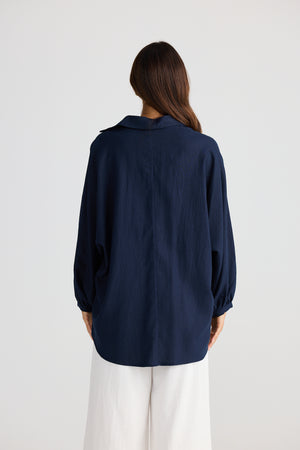 Monty Shirt Navy