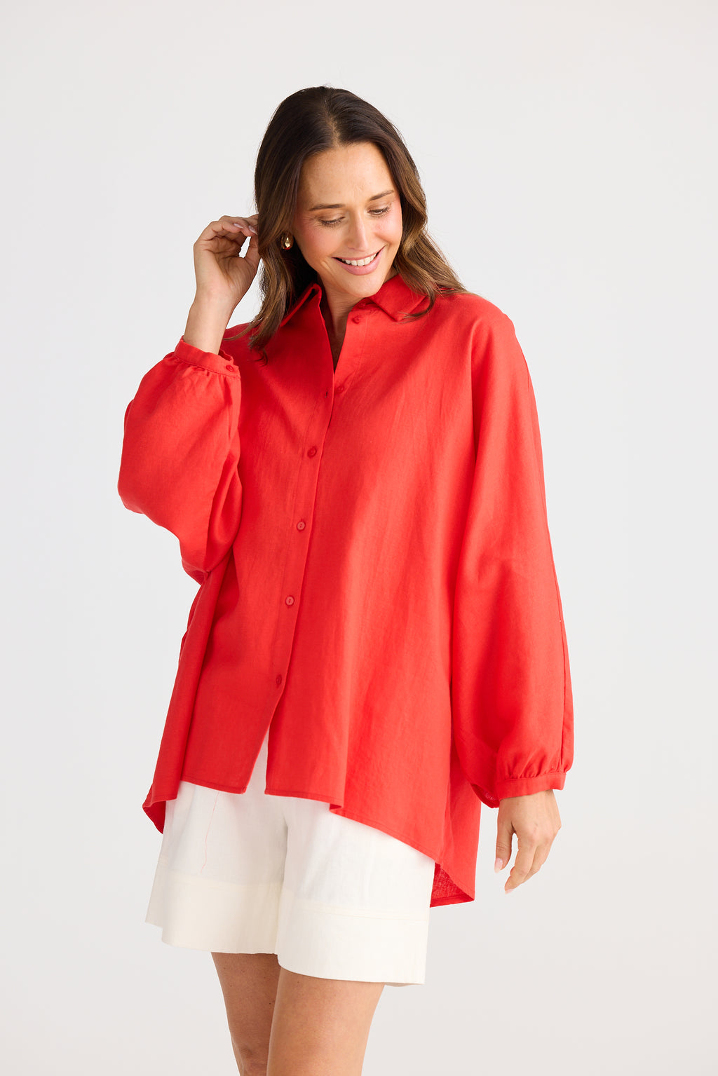Monty Shirt Poppy Red
