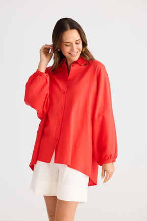 Monty Shirt Poppy Red