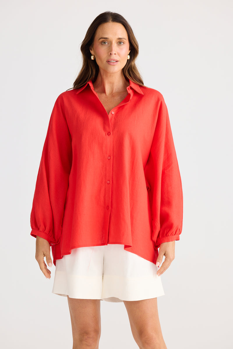Monty Shirt Poppy Red