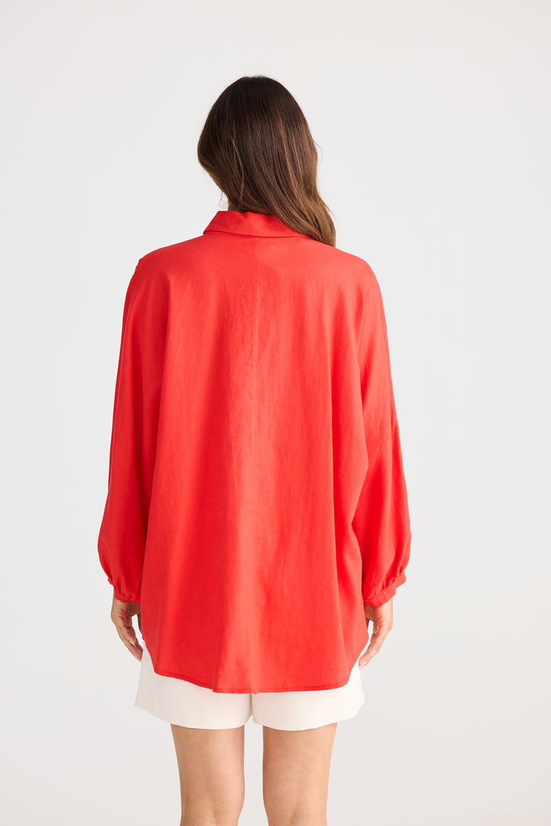 Monty Shirt Poppy Red