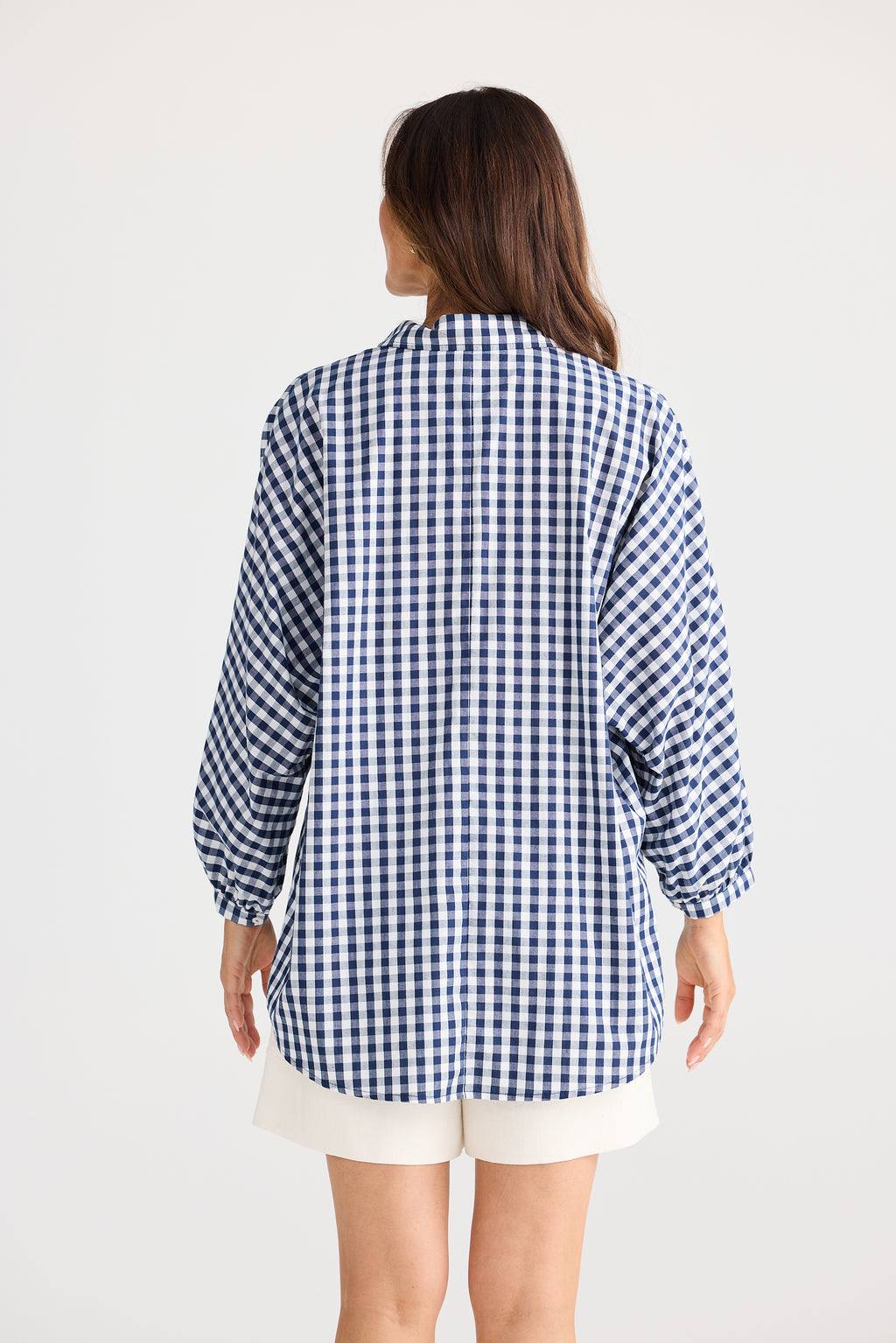 Monty Shirt Navy Gingham