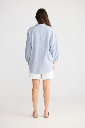 Monty Shirt Blue Stripe