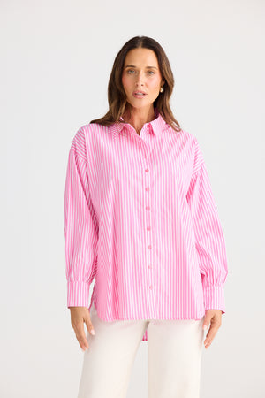 Isabel Shirt Pink Stripe