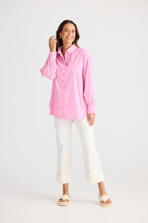 Isabel Shirt Pink Stripe