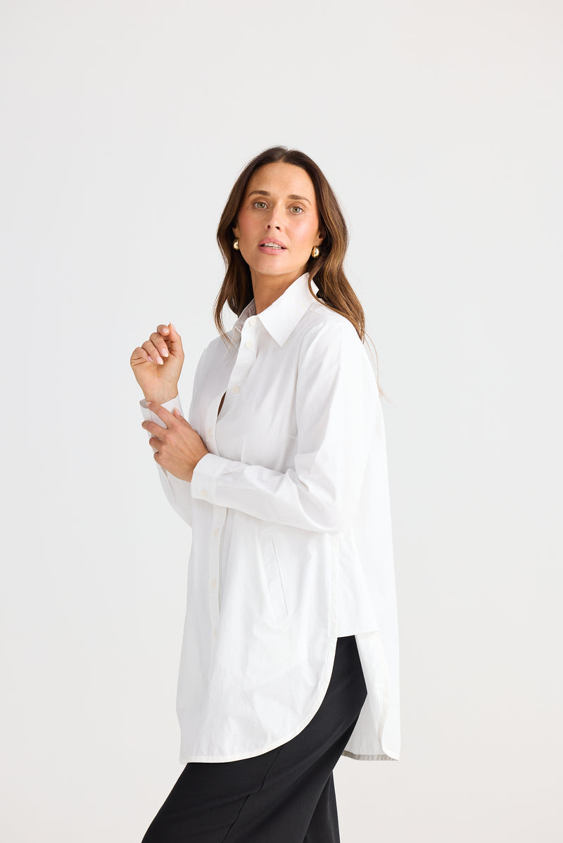 Ava Shirt White