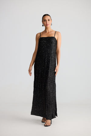 Jazzy Maxi Dress Black