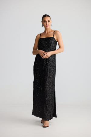 Jazzy Maxi Dress Black