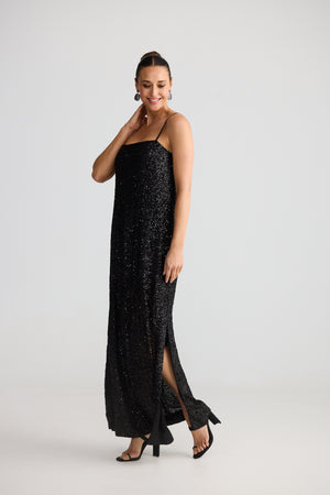 Jazzy Maxi Dress Black