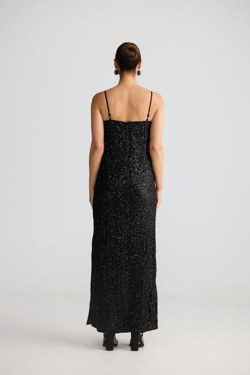Jazzy Maxi Dress Black