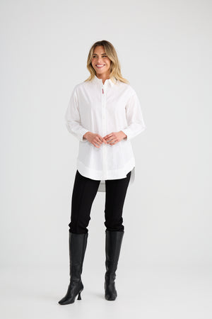 Gemma Shirt Amore White