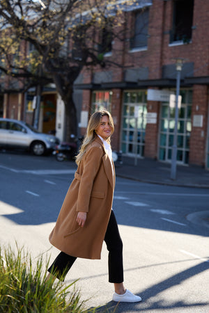 Julianne Coat Camel