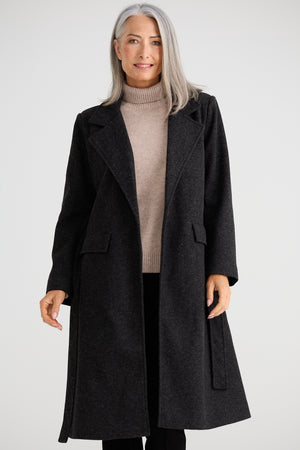 Julianne Coat Charcoal