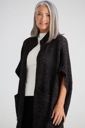 Phoenix Knit Cardi Charcoal