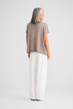 Radiance Knit Top Champagne