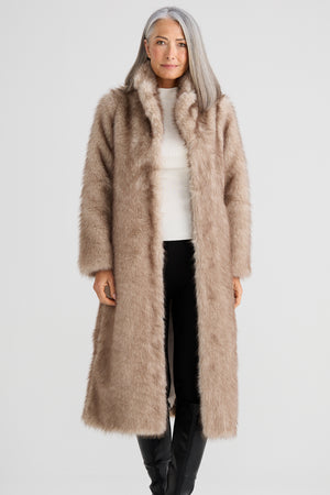 New York Coat Taupe Flex
