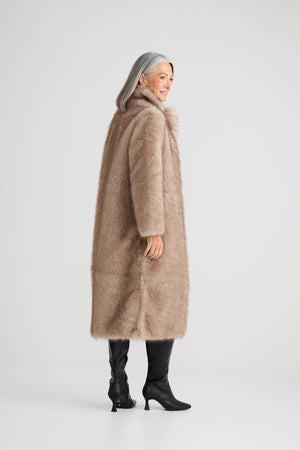 New York Coat Taupe Flex
