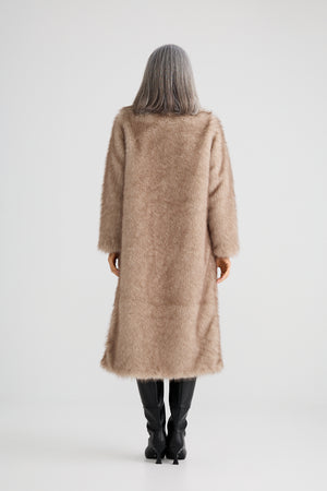 New York Coat Taupe Flex