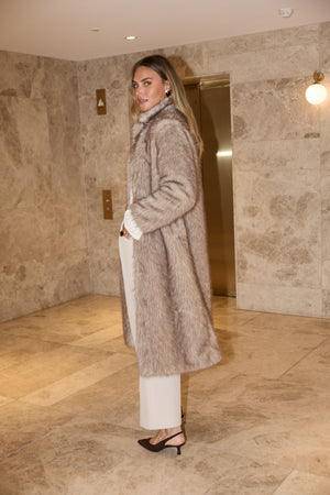 New York Coat Taupe Flex