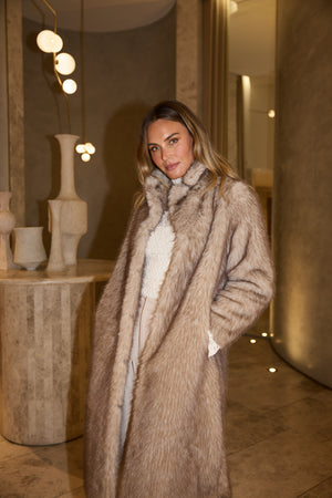 New York Coat Taupe Flex