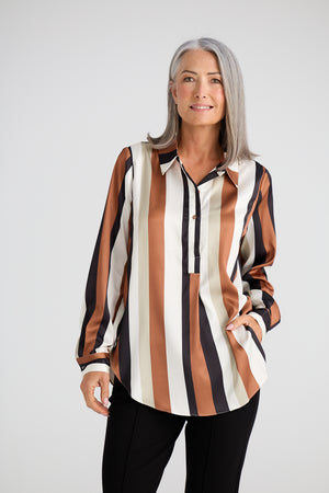 Astrid Shirt Oakley Stripe