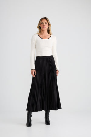 Alias Pleated Skirt Black