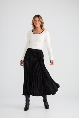 Alias Pleated Skirt Black