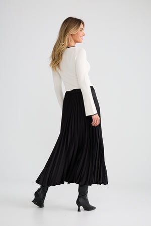 Alias Pleated Skirt Black