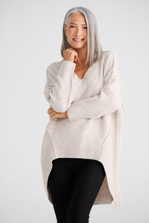 Wiltshire Knit Sky Oat Marle