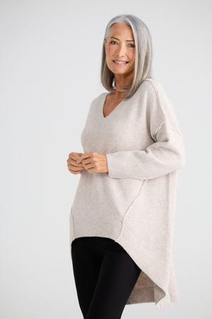 Wiltshire Knit Sky Oat Marle