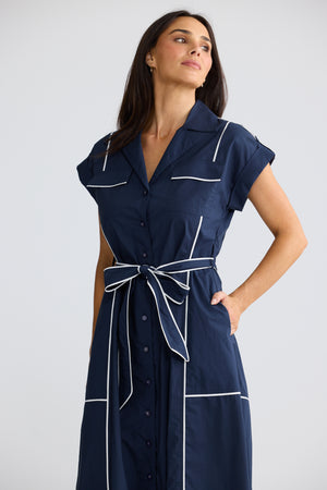 Portia  Dress Navy