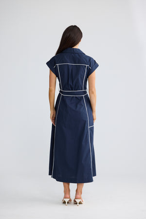 Portia  Dress Navy
