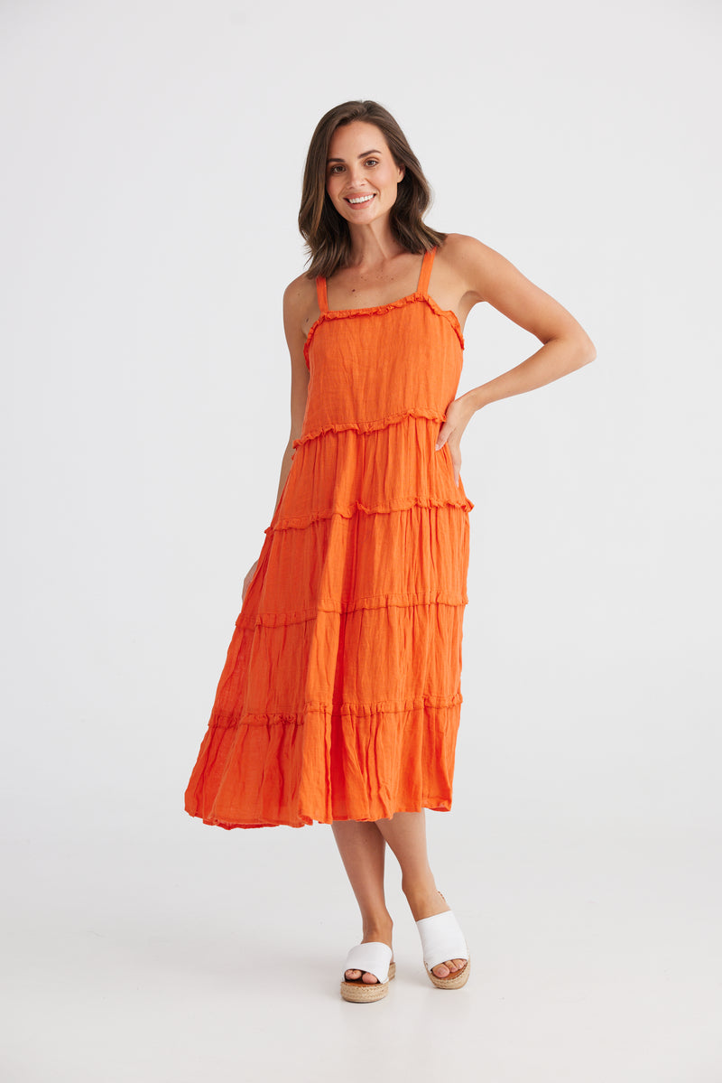 Alita Dress Orange