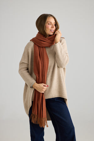 Phoenix Scarf Brown