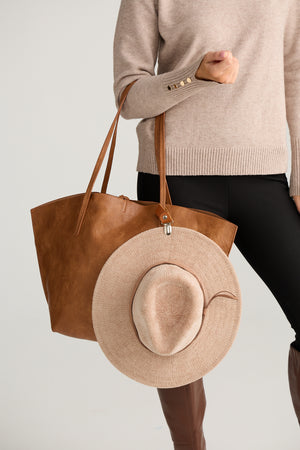 Lara Hat Clip Tan