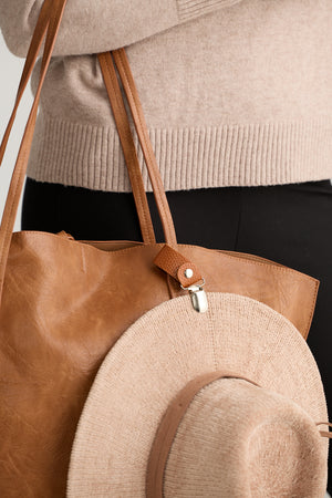 Lara Hat Clip Tan