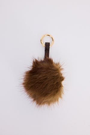 Luna Keyring Brown