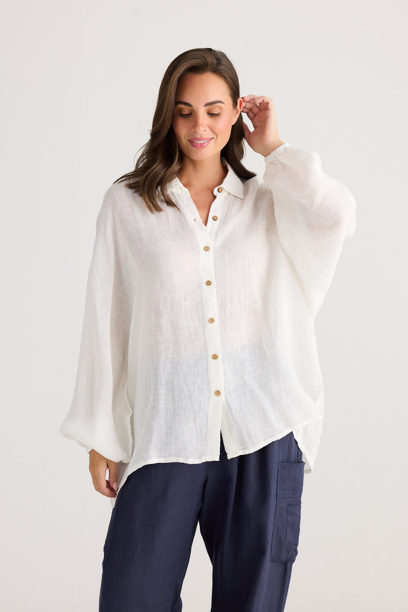 Cliffside Shirt White