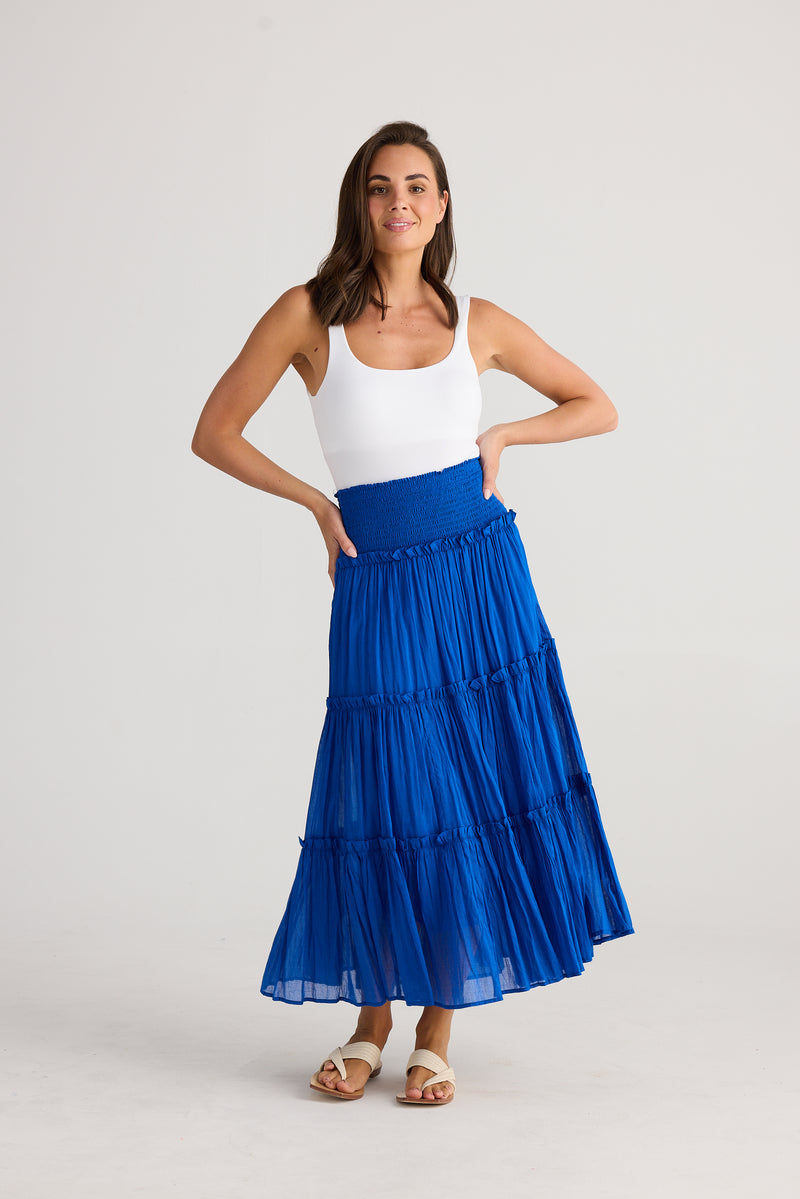 Pier Skirt Sapphire