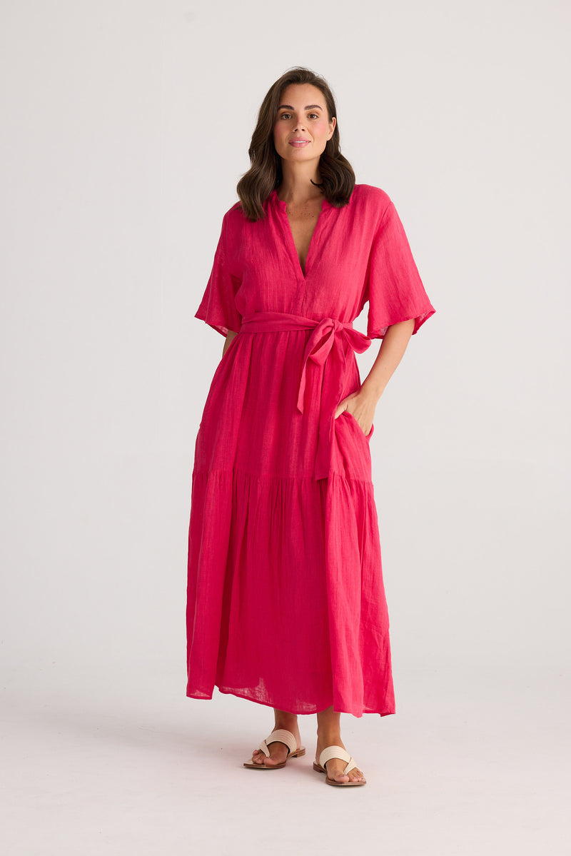 Lynwood Dress Raspberry