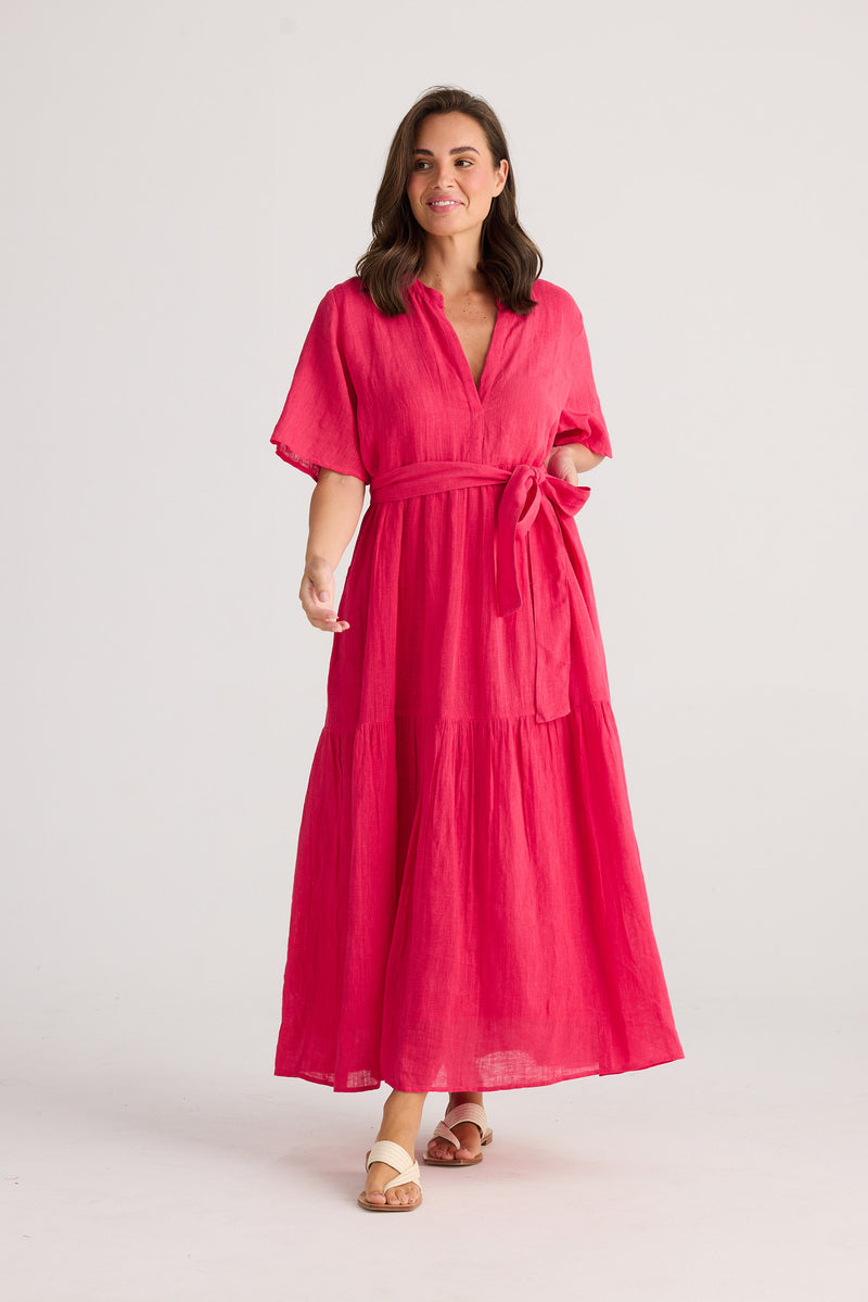 Lynwood Dress Raspberry