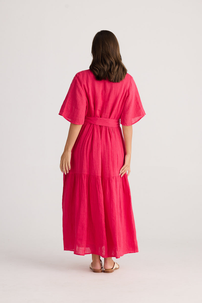 Lynwood Dress Raspberry